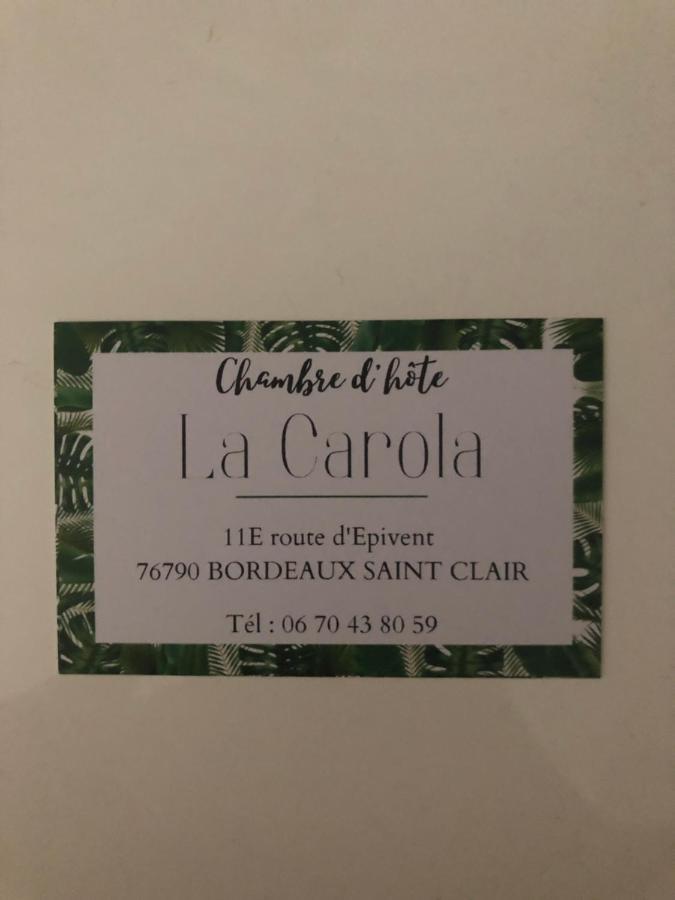 La Carola Bed and Breakfast Bordeaux-Saint-Clair Buitenkant foto